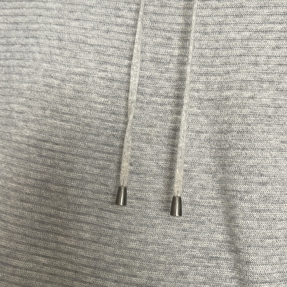 Grey Ribbed Hoodie - Picture 2 of 9
